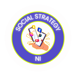 the logo for social strategy ni